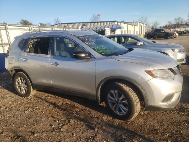 KNMAT2MV9FP556675 - 2015 NISSAN ROGUE S GRAY photo 4