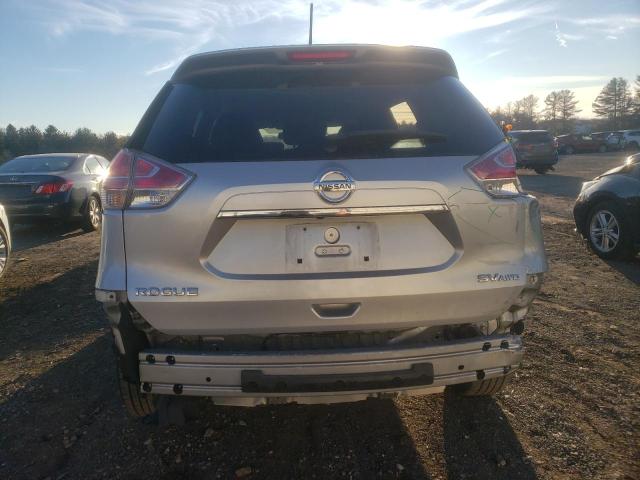 KNMAT2MV9FP556675 - 2015 NISSAN ROGUE S GRAY photo 6