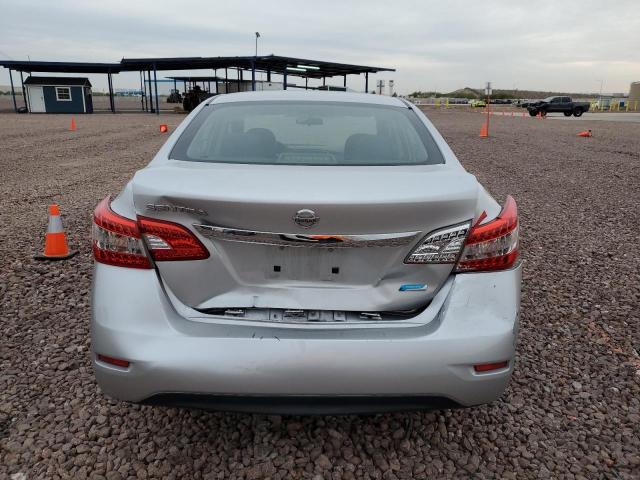 3N1AB7AP8EL681962 - 2014 NISSAN SENTRA S SILVER photo 6