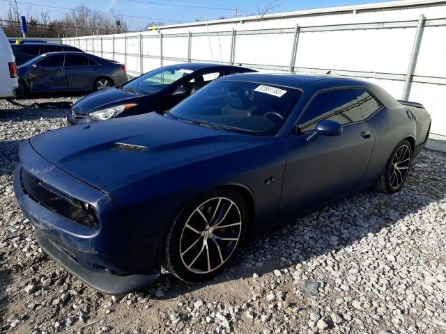 2C3CDZFJ0FH703015 - 2015 DODGE CHALLENGER R/T SCAT PACK BLUE photo 1