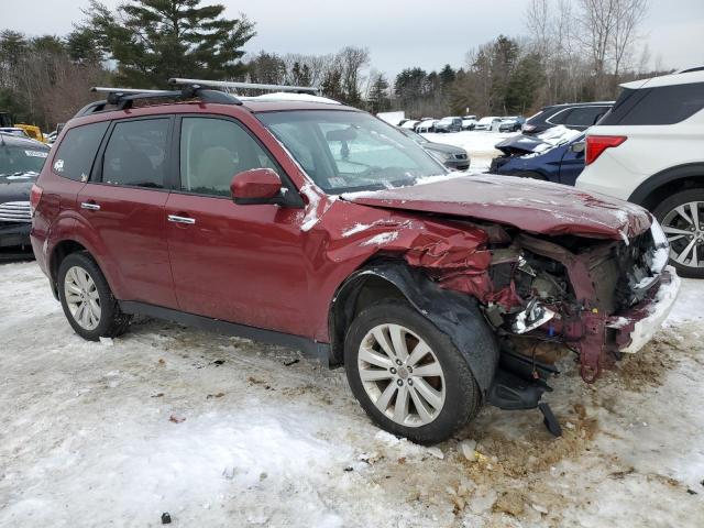 JF2SHADCXCH409836 - 2012 SUBARU FORESTER 2.5X PREMIUM MAROON photo 4