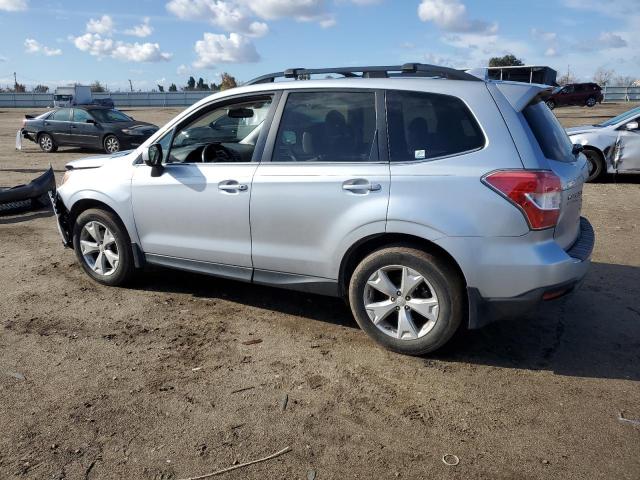 JF2SJARC3GH433527 - 2016 SUBARU FORESTER 2.5I LIMITED SILVER photo 2