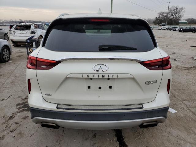 3PCAJ5M36KF117590 - 2019 INFINITI QX50 ESSENTIAL WHITE photo 6