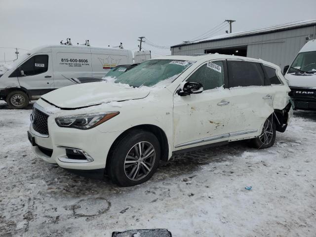 5N1DL0MM8KC513516 - 2019 INFINITI QX60 LUXE WHITE photo 1