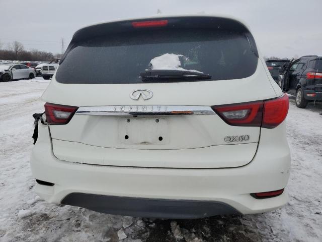 5N1DL0MM8KC513516 - 2019 INFINITI QX60 LUXE WHITE photo 6