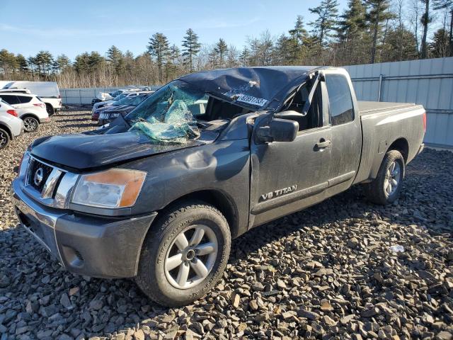 1N6AA06C08N337668 - 2008 NISSAN TITAN XE CHARCOAL photo 1