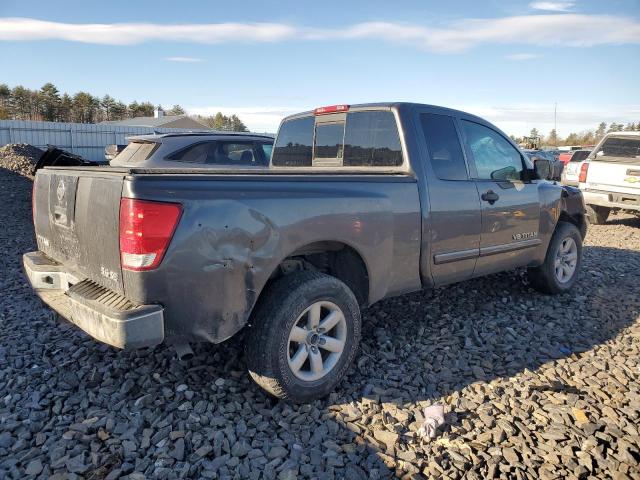 1N6AA06C08N337668 - 2008 NISSAN TITAN XE CHARCOAL photo 3