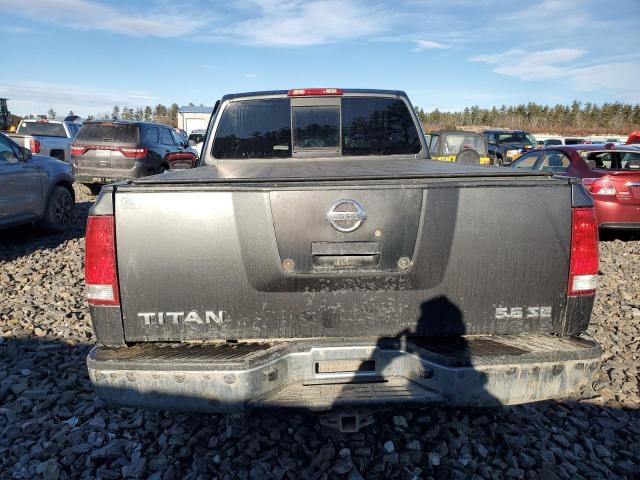 1N6AA06C08N337668 - 2008 NISSAN TITAN XE CHARCOAL photo 6