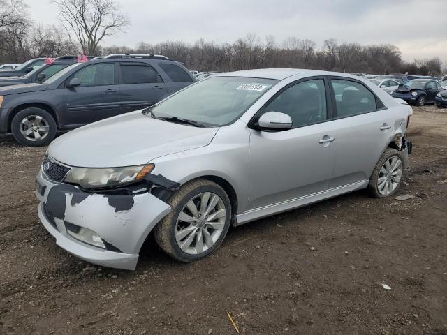 KNAFW4A3XD5692444 - 2013 KIA FORTE SX SILVER photo 1