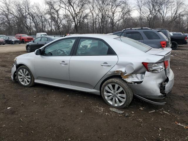 KNAFW4A3XD5692444 - 2013 KIA FORTE SX SILVER photo 2