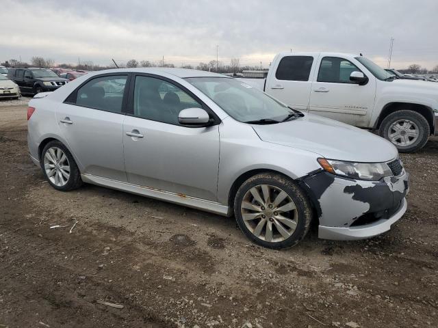 KNAFW4A3XD5692444 - 2013 KIA FORTE SX SILVER photo 4