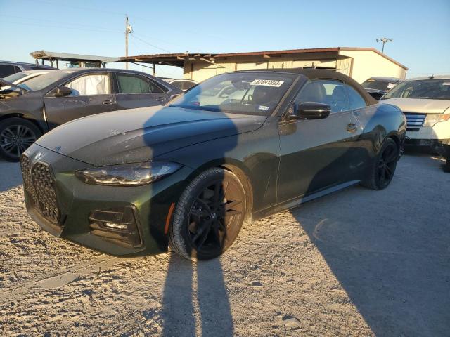 WBA23AT07NCK61503 - 2022 BMW 430I GREEN photo 1