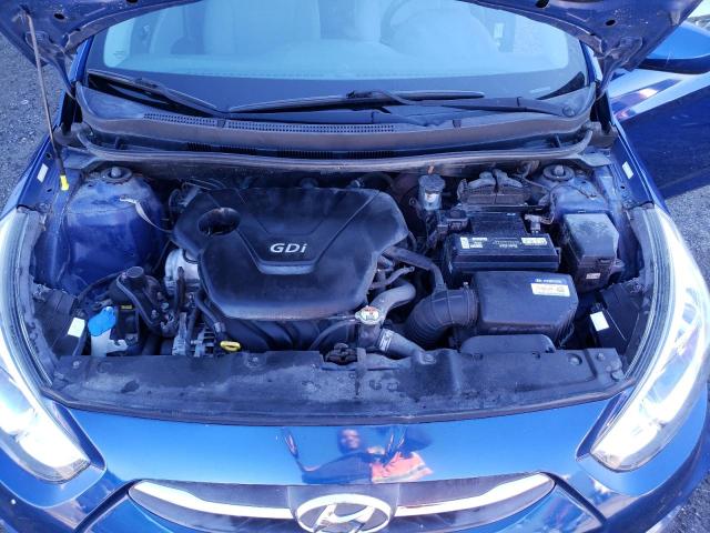 KMHCT4AE1GU162370 - 2016 HYUNDAI ACCENT SE BLUE photo 11