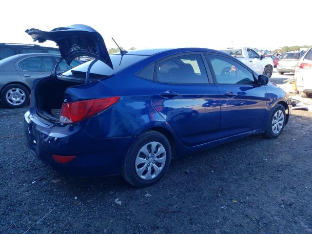 KMHCT4AE1GU162370 - 2016 HYUNDAI ACCENT SE BLUE photo 3