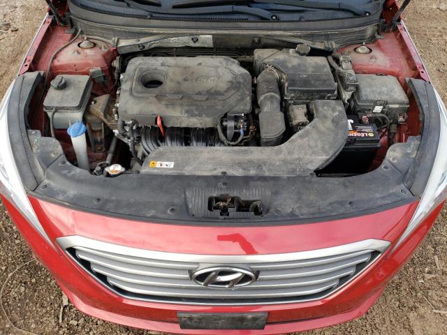 5NPE24AF3HH466983 - 2017 HYUNDAI SONATA SE RED photo 11