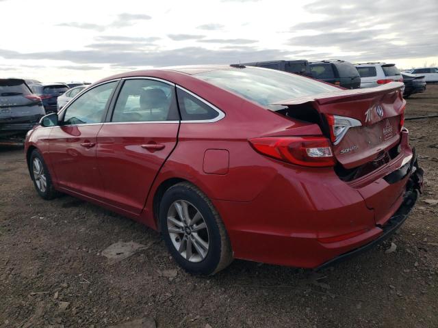 5NPE24AF3HH466983 - 2017 HYUNDAI SONATA SE RED photo 2