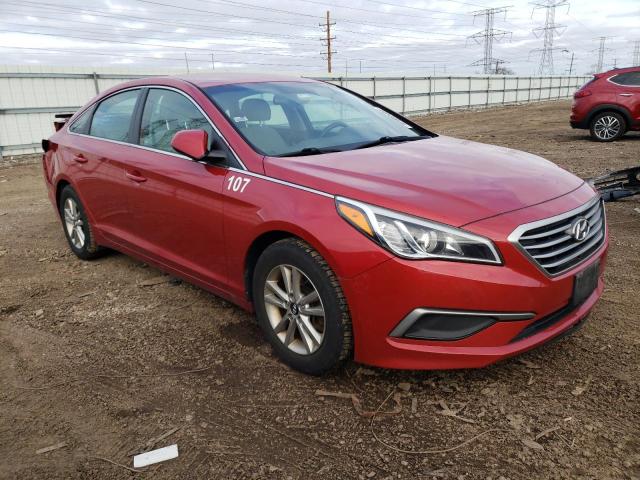 5NPE24AF3HH466983 - 2017 HYUNDAI SONATA SE RED photo 4