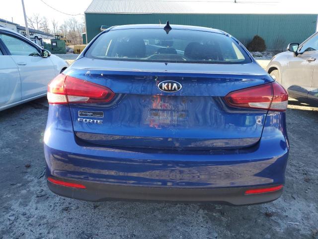 3KPFK4A7XJE193631 - 2018 KIA FORTE LX BLUE photo 6