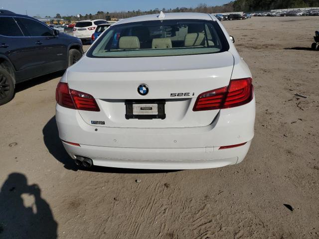 WBAFR1C50BC749103 - 2011 BMW 528 I WHITE photo 6