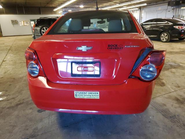 1G1JA5SG7E4100050 - 2014 CHEVROLET SONIC LS RED photo 6