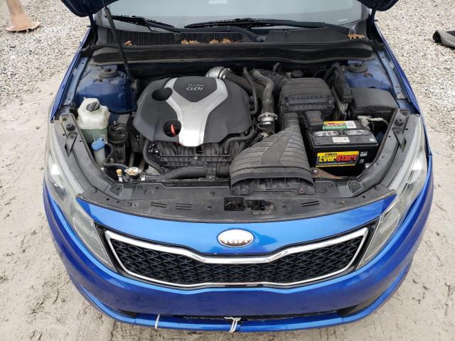 5XXGR4A6XDG093502 - 2013 KIA OPTIMA SX BLUE photo 11