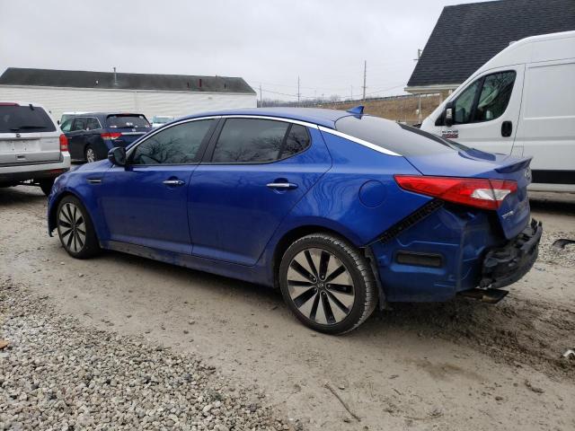 5XXGR4A6XDG093502 - 2013 KIA OPTIMA SX BLUE photo 2