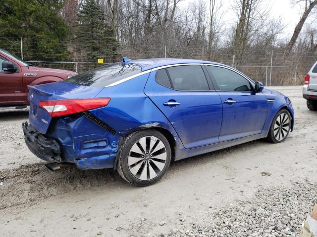 5XXGR4A6XDG093502 - 2013 KIA OPTIMA SX BLUE photo 3