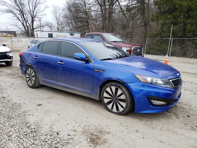 5XXGR4A6XDG093502 - 2013 KIA OPTIMA SX BLUE photo 4