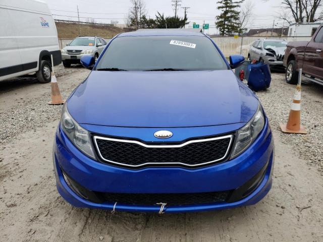 5XXGR4A6XDG093502 - 2013 KIA OPTIMA SX BLUE photo 5