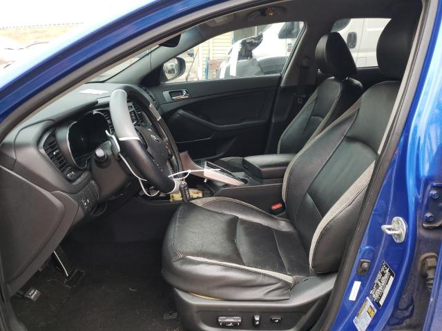 5XXGR4A6XDG093502 - 2013 KIA OPTIMA SX BLUE photo 7