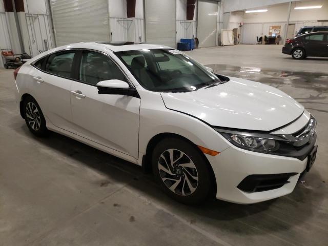 2HGFC2F74JH522176 - 2018 HONDA CIVIC EX WHITE photo 4