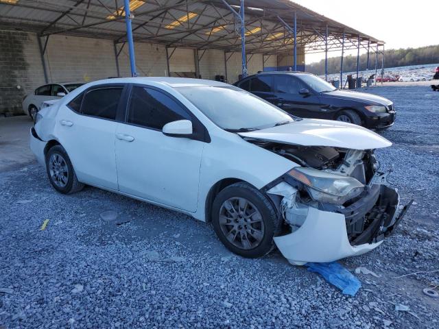 2T1BURHE4EC092597 - 2014 TOYOTA COROLLA L WHITE photo 4