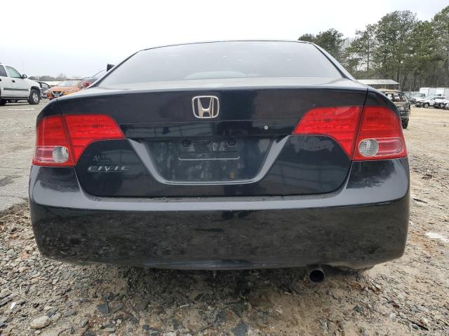 1HGFA16897L095582 - 2007 HONDA CIVIC EX BLACK photo 6