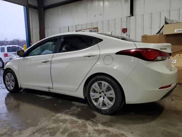 5NPDH4AE0EH481535 - 2014 HYUNDAI ELANTRA SE WHITE photo 2