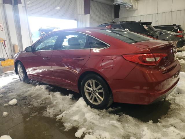 5NPE24AF1GH364015 - 2016 HYUNDAI SONATA SE RED photo 2