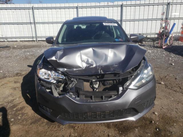 3N1AB7AP2HY389442 - 2017 NISSAN SENTRA S GRAY photo 5