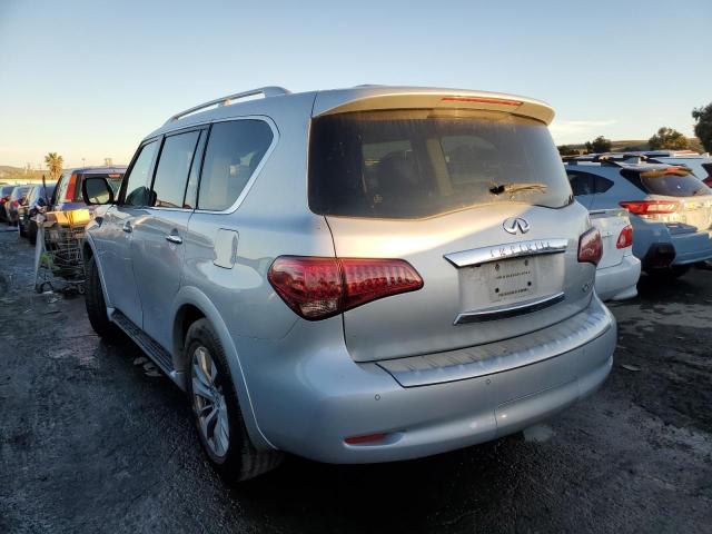 JN8AZ2NE7F9083817 - 2015 INFINITI QX80 SILVER photo 2