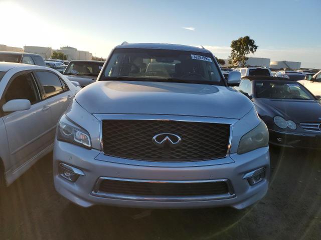 JN8AZ2NE7F9083817 - 2015 INFINITI QX80 SILVER photo 5