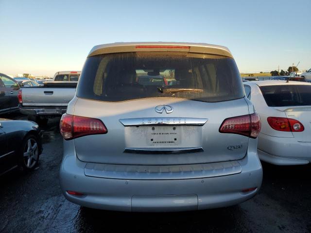 JN8AZ2NE7F9083817 - 2015 INFINITI QX80 SILVER photo 6