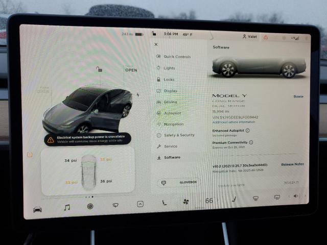 5YJYGDEE9LF009442 - 2020 TESLA MODEL Y GRAY photo 9