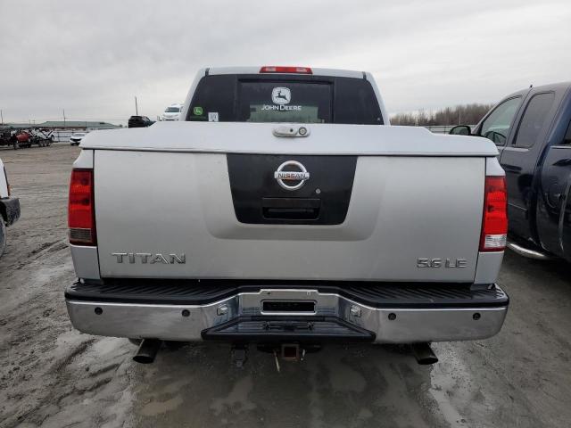 1N6BA07B55N535698 - 2005 NISSAN TITAN XE SILVER photo 6