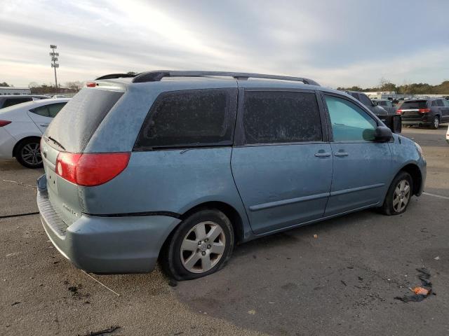 5TDZK23C69S233412 - 2009 TOYOTA SIENNA CE TEAL photo 3