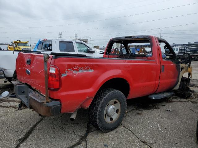 1FTNF21549EA44013 - 2009 FORD F250 SUPER DUTY RED photo 3