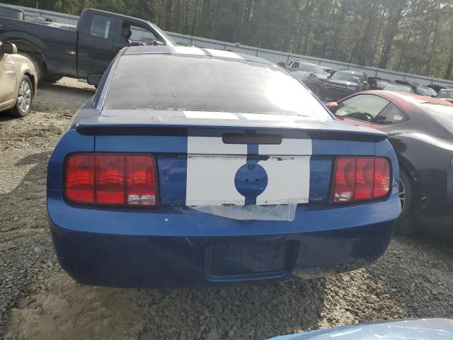 1ZVFT80N275244383 - 2007 FORD MUSTANG BLUE photo 6