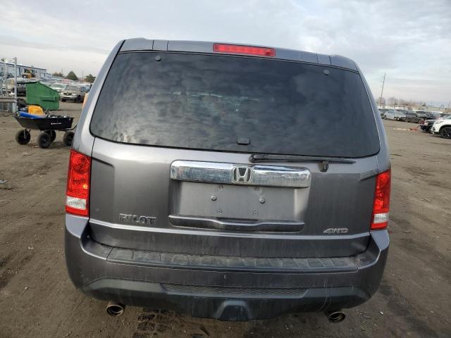 5FNYF4H57FB038747 - 2015 HONDA PILOT EXL GRAY photo 6