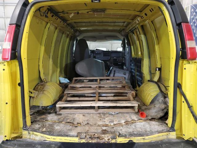 1GCWGFCA3C1183308 - 2012 CHEVROLET EXPRESS G2 YELLOW photo 10