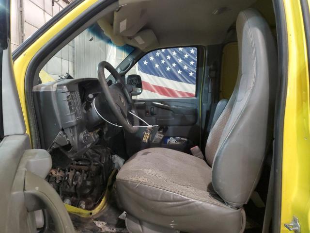 1GCWGFCA3C1183308 - 2012 CHEVROLET EXPRESS G2 YELLOW photo 7