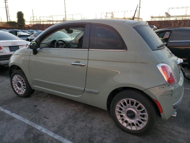 3C3CFFCR3CT128401 - 2012 FIAT 500 LOUNGE GREEN photo 2