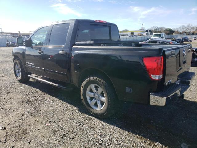 1N6BA0ED2BN325835 - 2011 NISSAN TITAN S BLACK photo 2