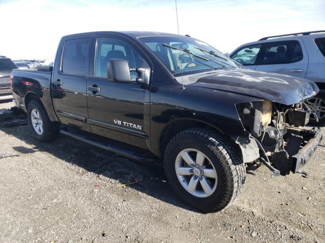 1N6BA0ED2BN325835 - 2011 NISSAN TITAN S BLACK photo 4